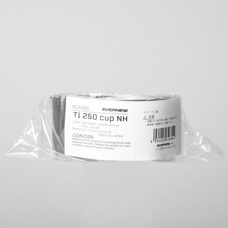 evernew|Ti250 cup NH
