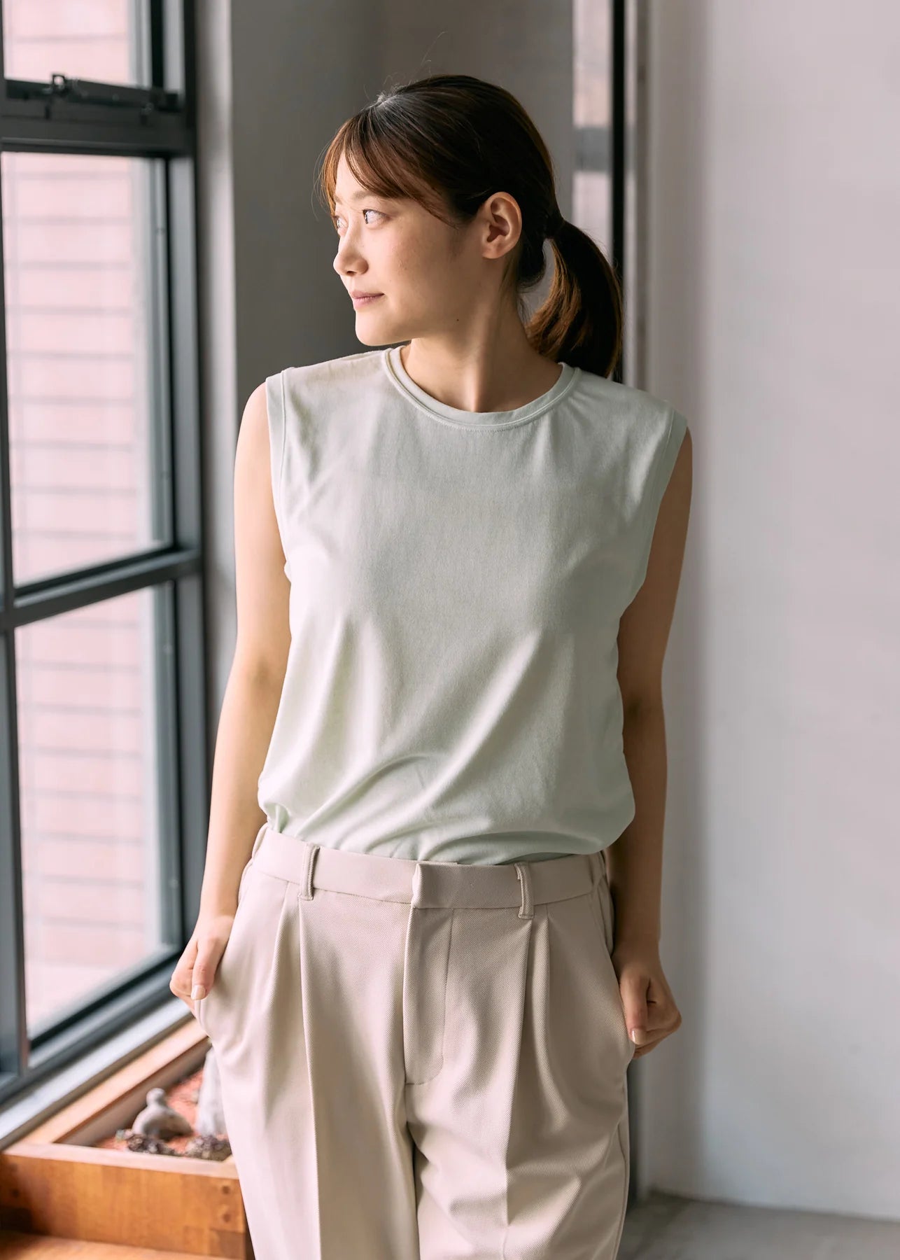 BRING｜DRYCOTTONY SLEEVELESS　Tシャツ
