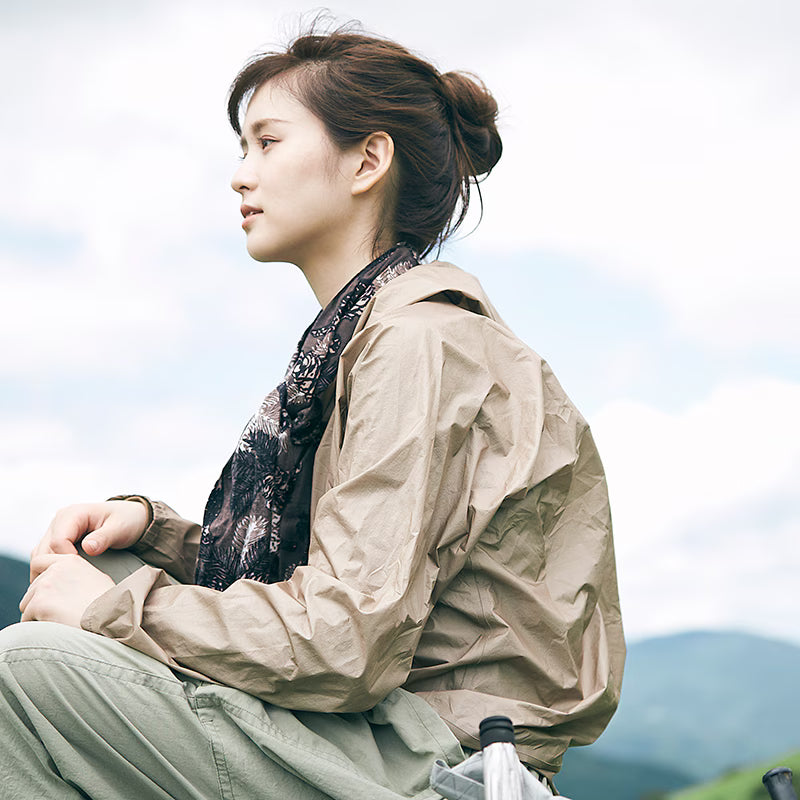 SPORTS TENUGUI ｜ライチョウ＆ホシガラス セピア