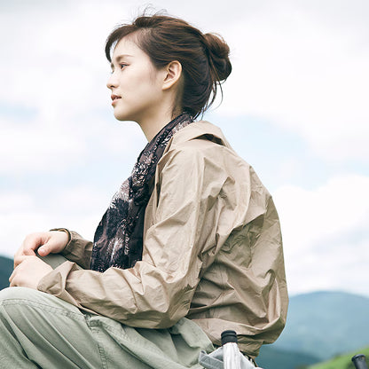 SPORTS TENUGUI ｜ライチョウ＆ホシガラス セピア