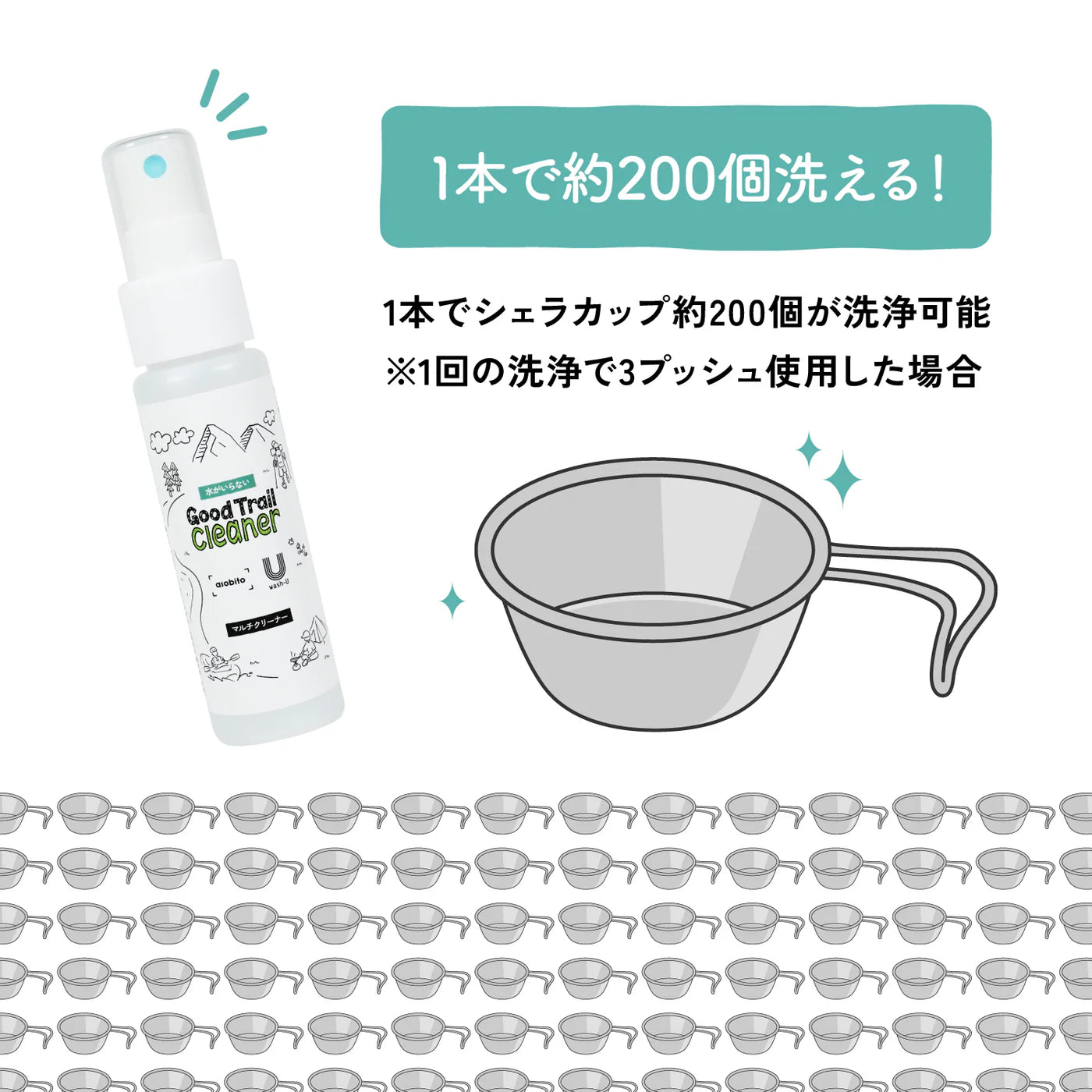 asobito｜ 水がいらないGood Trail Cleaner