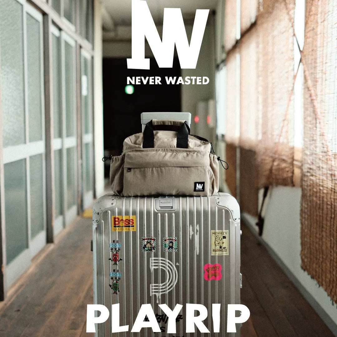 NEVER WASTED｜PLAYRIP MIDDLE BAG
