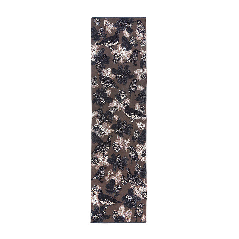 SPORTS TENUGUI ｜ライチョウ＆ホシガラス セピア